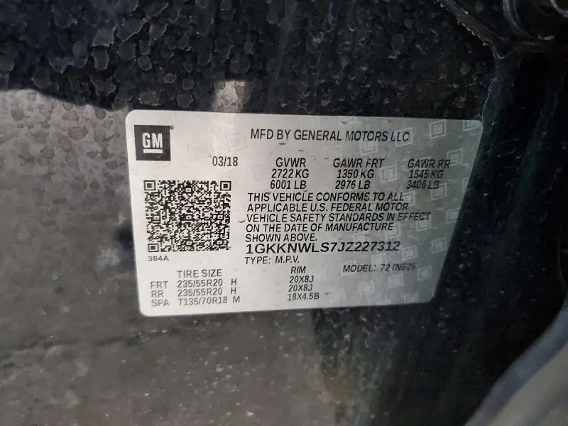 2018 GMC ACADIA SLT-2  