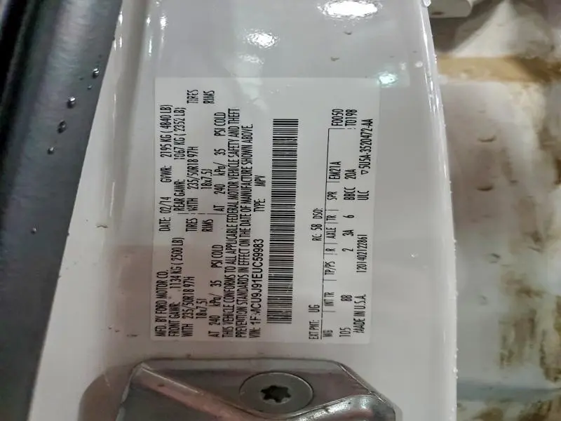 2014 FORD ESCAPE TITANIUM  