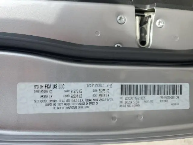 2016 DODGE CHARGER R/T  