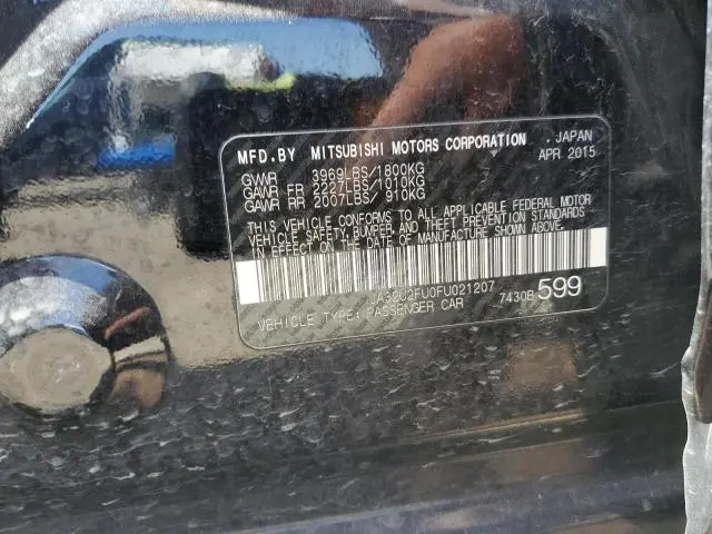 2015 MITSUBISHI LANCER ES  