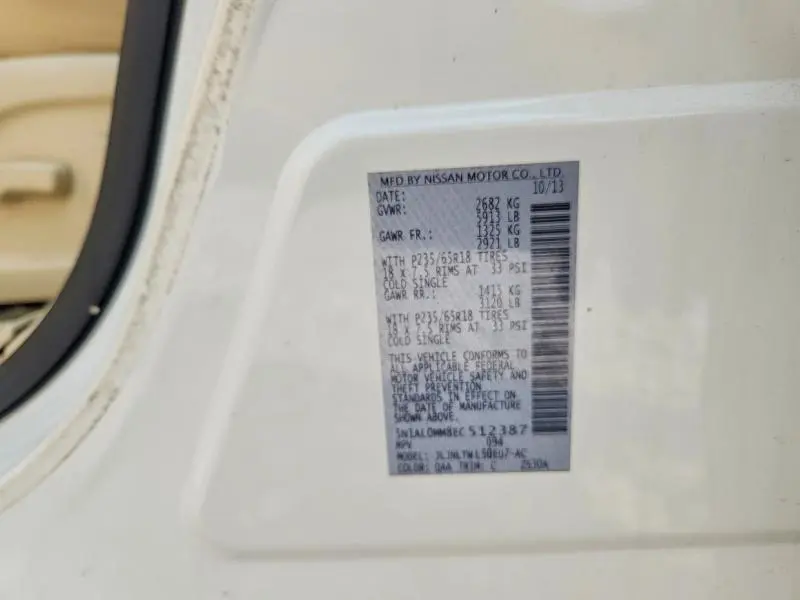 2014 INFINITI QX60 BASE  