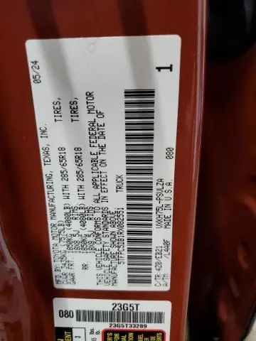 2024 TOYOTA TUNDRA CREWMAX LIMITED  