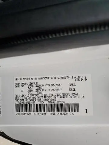 2024 TOYOTA TACOMA XTRACAB  