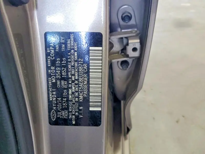 2014 HYUNDAI ACCENT GS  