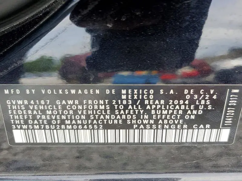 2024 VOLKSWAGEN JETTA S  