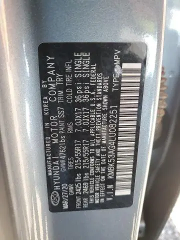 2020 HYUNDAI KONA ULTIMATE  