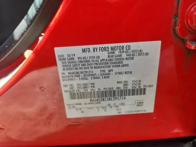 2019 FORD ECOSPORT TITANIUM  