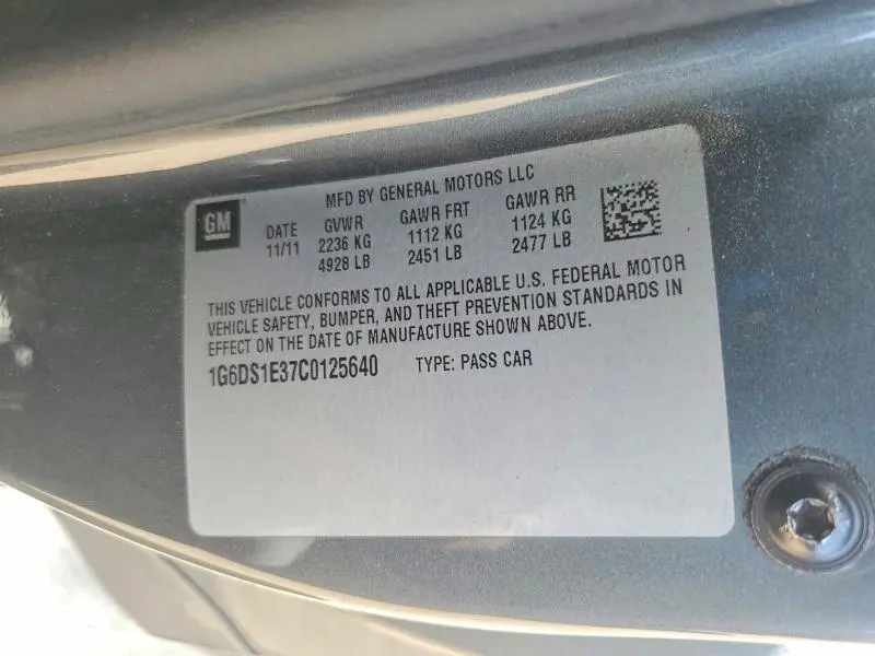 2012 CADILLAC CTS PREMIUM COLLECTION  