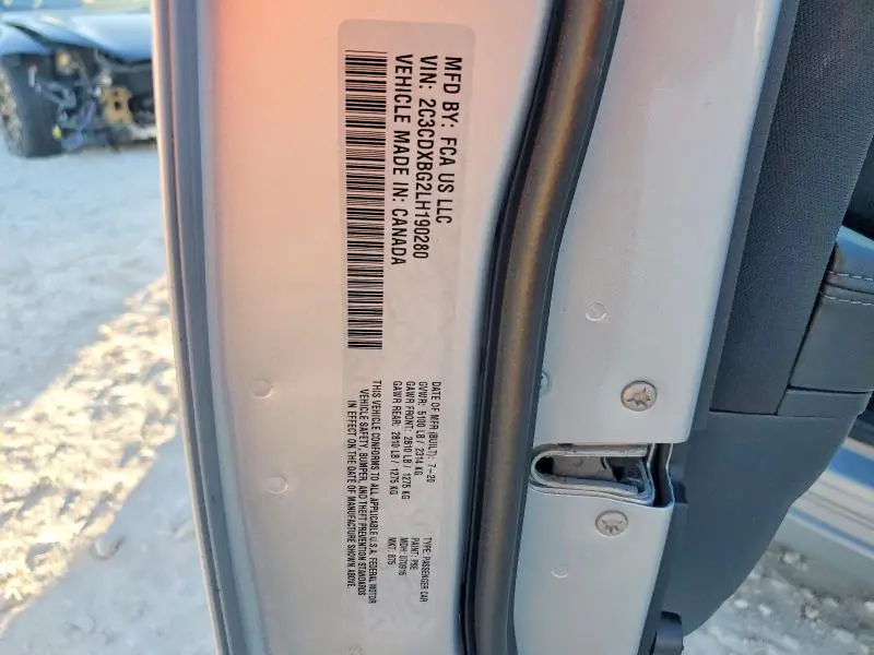 2020 DODGE CHARGER SXT  