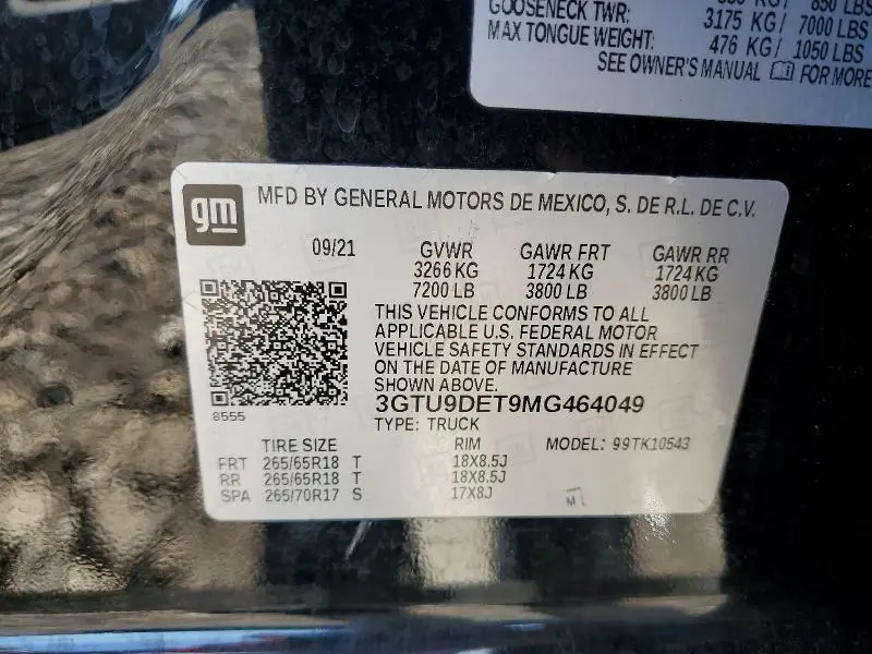 2021 GMC SIERRA K1500 SLT  