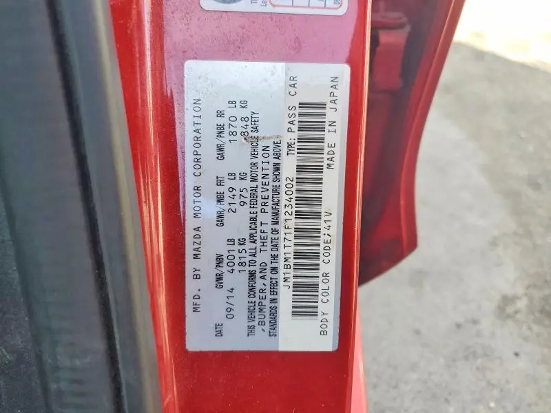 2015 MAZDA 3   