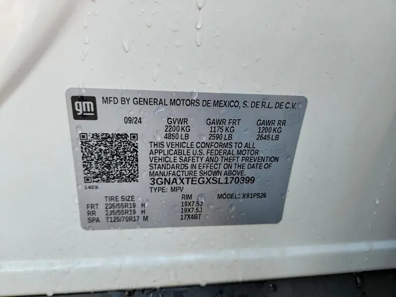 2025 CHEVROLET EQUINOX RS  