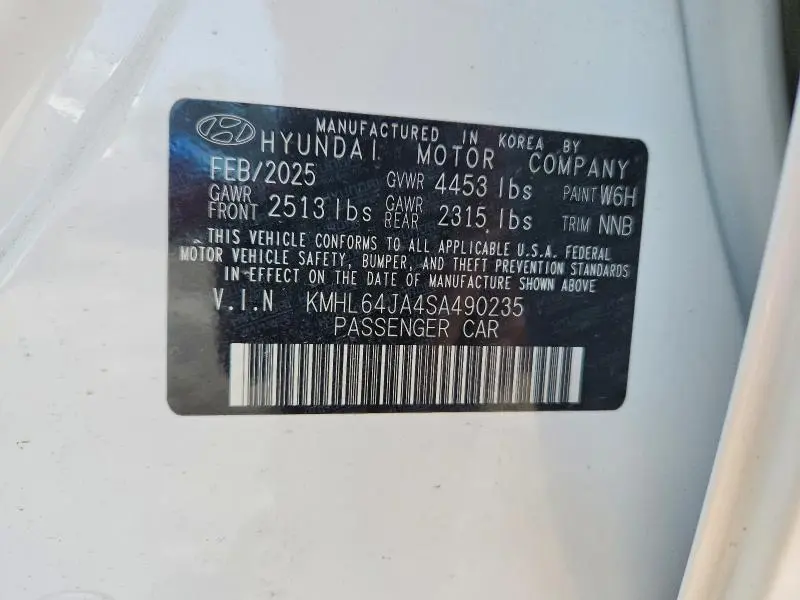 2025 HYUNDAI SONATA SEL  