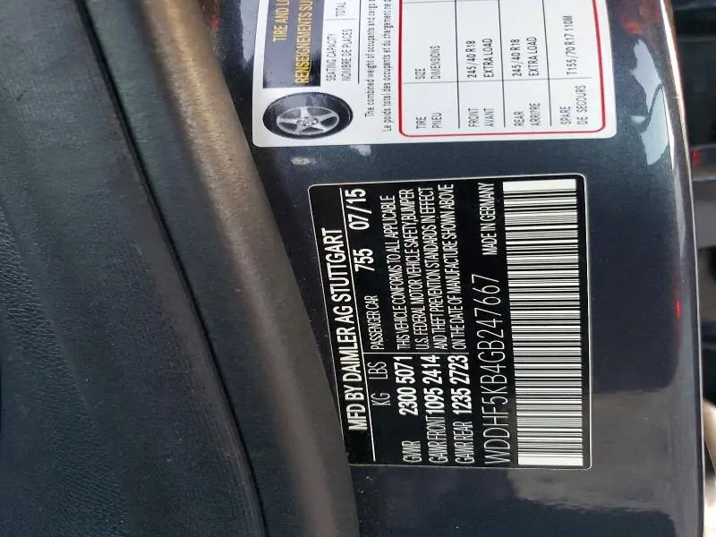 2016 MERCEDES-BENZ E 350  