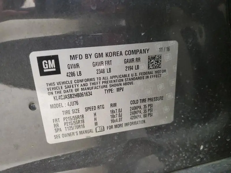 2017 BUICK ENCORE PREFERRED  