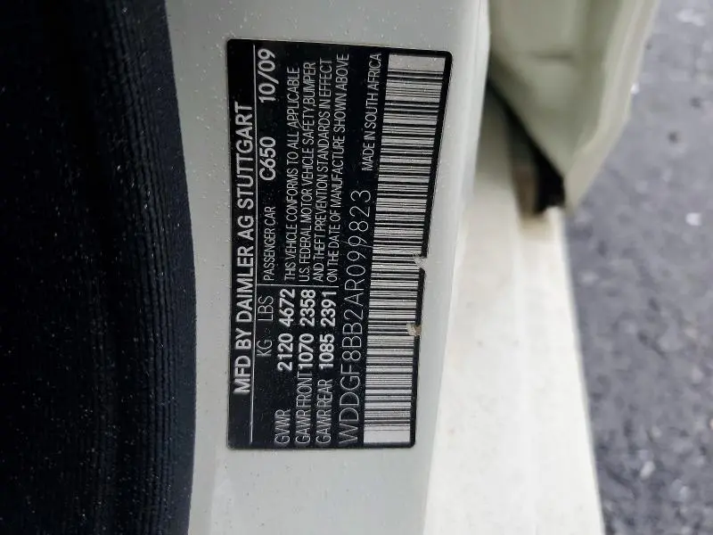 2010 MERCEDES-BENZ C 300 4MATIC  