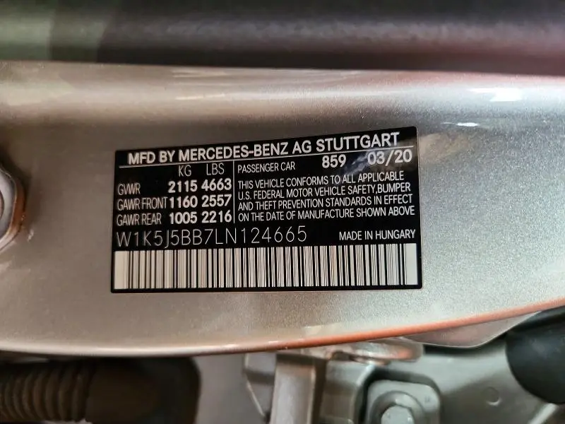 2020 MERCEDES-BENZ CLA AMG 35 4MATIC  