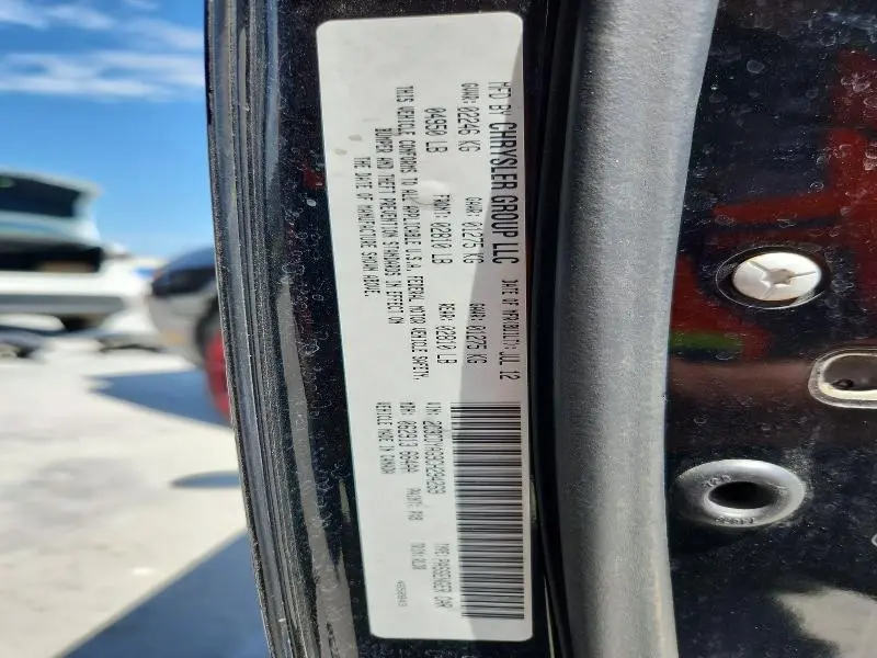 2012 DODGE CHALLENGER SXT  