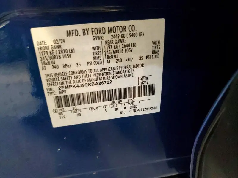 2024 FORD EDGE SEL  