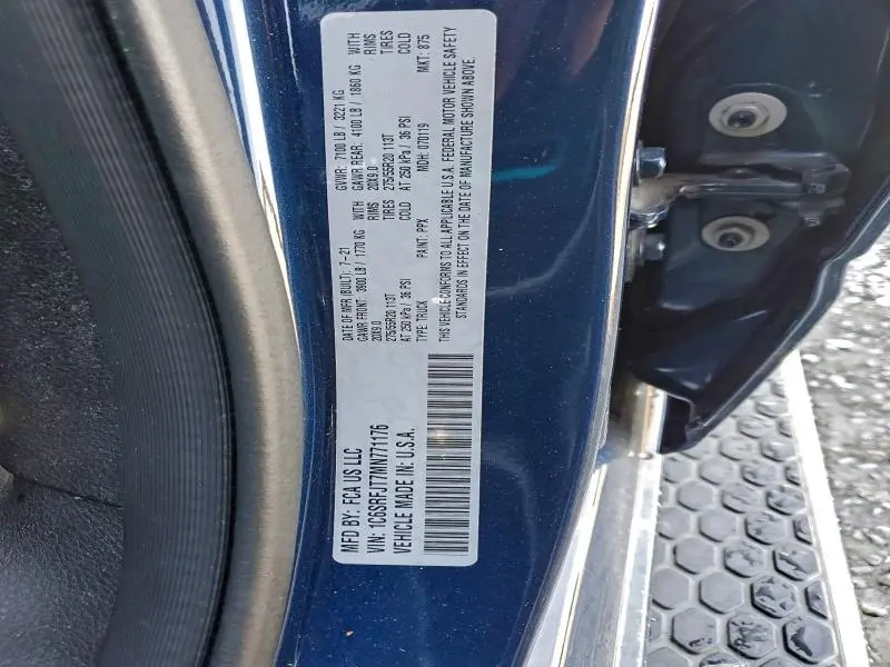 2021 RAM 1500 LARAMIE  