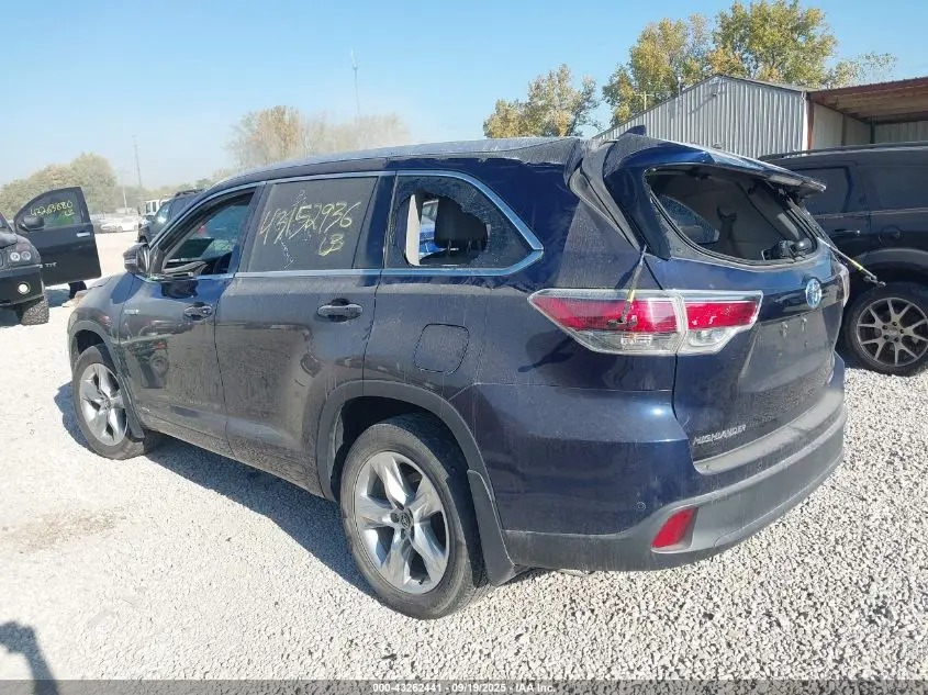 2016 TOYOTA HIGHLANDER HYBRID LIMITED