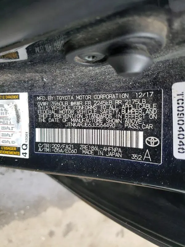 2018 TOYOTA COROLLA IM BASE  