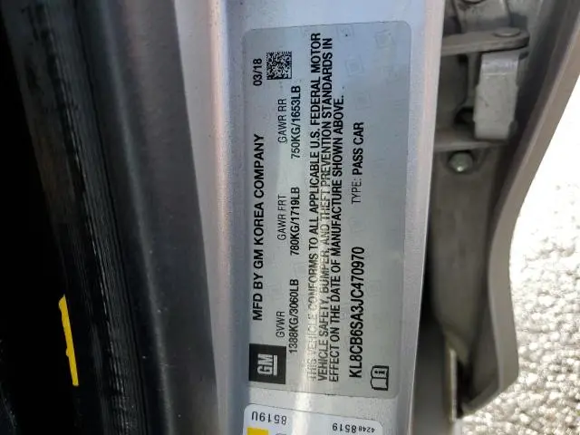 2018 CHEVROLET SPARK LS