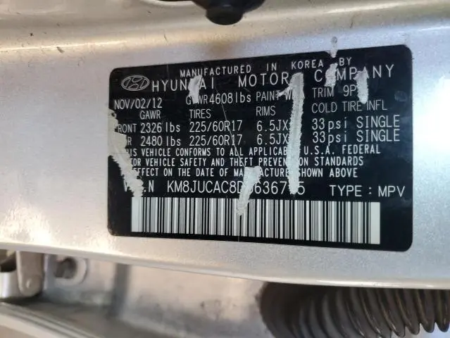 2013 HYUNDAI TUCSON GLS  