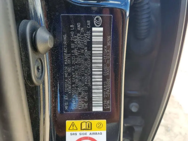 2016 LEXUS ES 350  