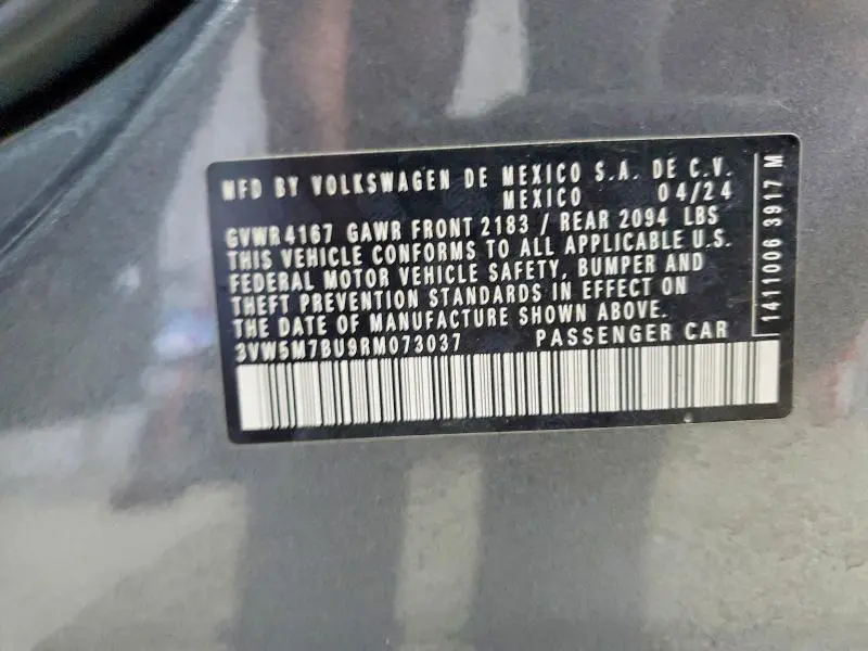 2024 VOLKSWAGEN JETTA S  