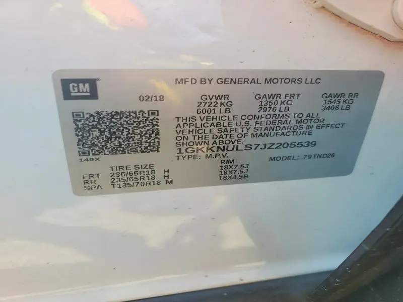 2018 GMC ACADIA SLT-1  