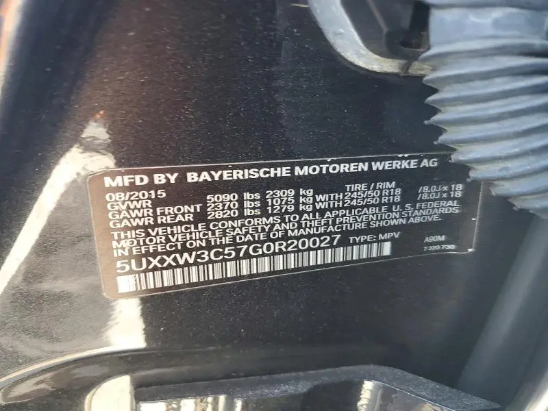 2016 BMW X4 XDRIVE28I  
