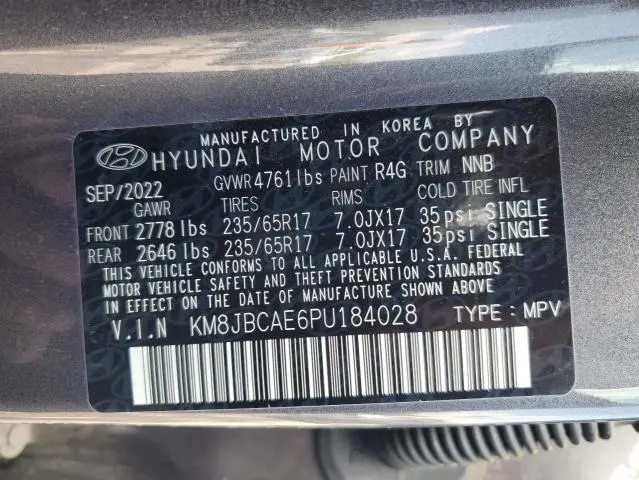 2023 HYUNDAI TUCSON SEL  