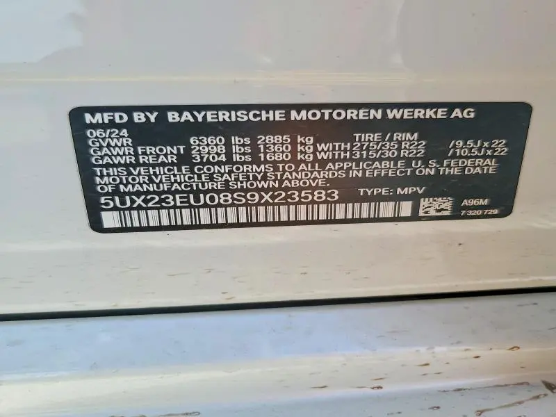2025 BMW X5 XDRIVE40I  