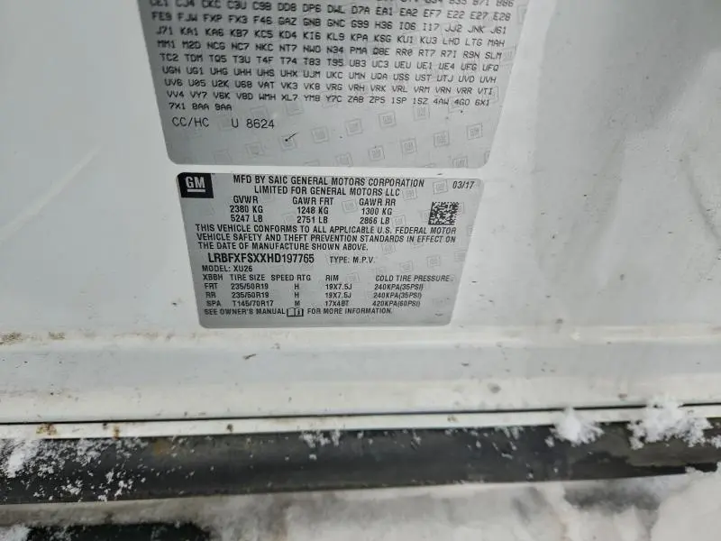 2017 BUICK ENVISION PREMIUM II  