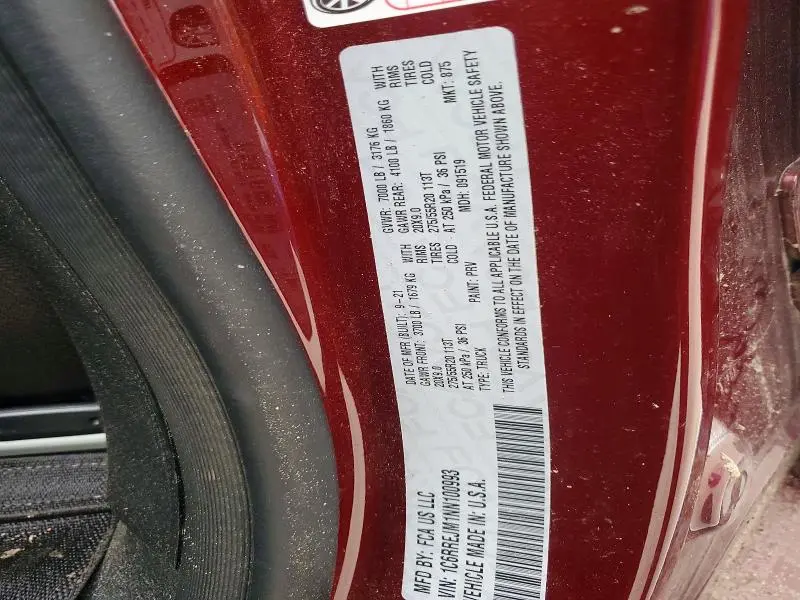 2022 RAM 1500 LARAMIE  