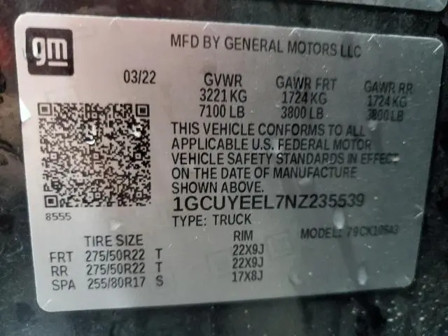 2022 CHEVROLET SILVERADO LTD K1500 RST  