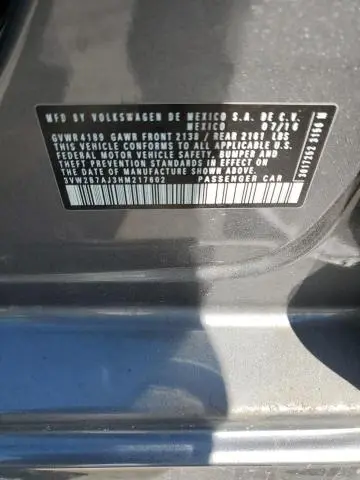 2017 VOLKSWAGEN JETTA S  