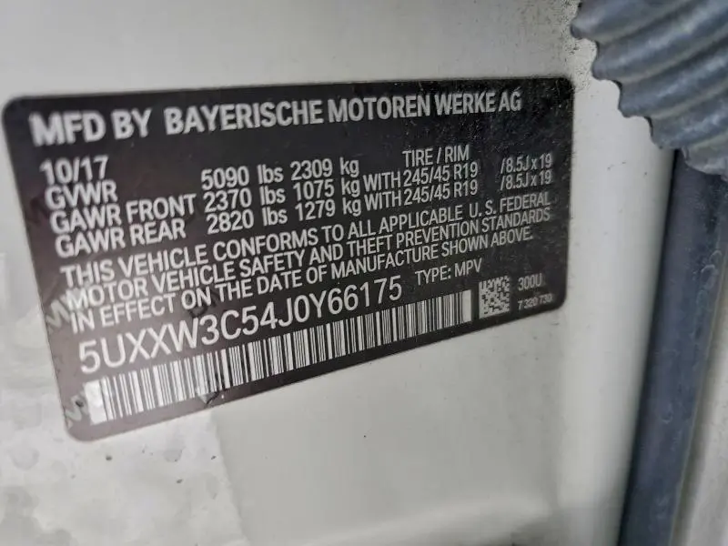 2018 BMW X4 XDRIVE28I  