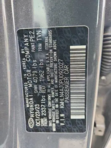 2023 HYUNDAI ELANTRA LIMITED  