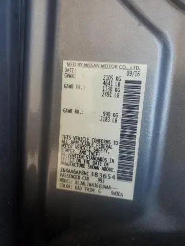 2017 NISSAN MAXIMA 3.5S  