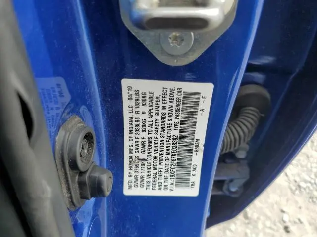 2019 HONDA CIVIC LX  