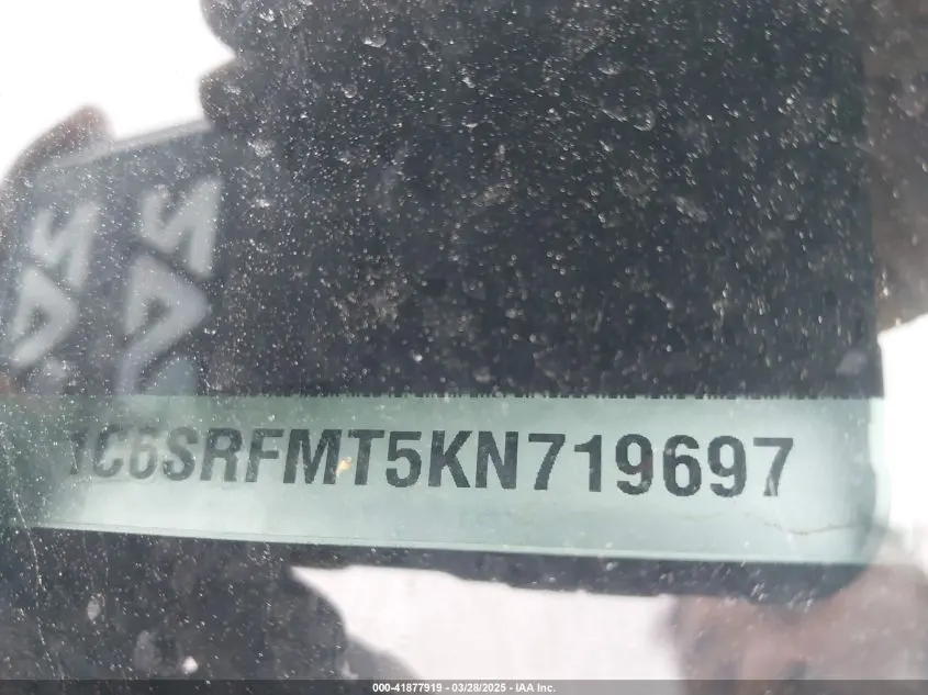 2019 RAM 1500 BIG HORN