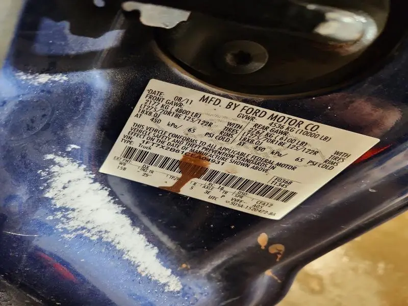 2012 FORD F250 SUPER DUTY  