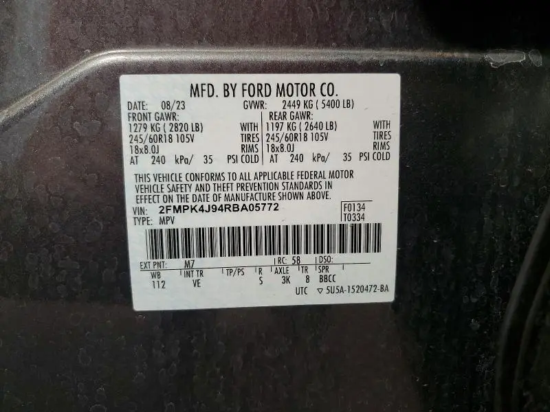 2024 FORD EDGE SEL  