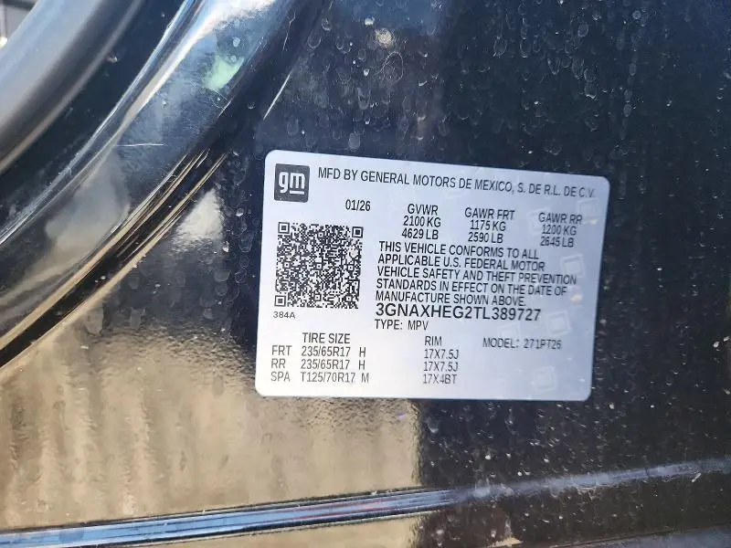 2026 CHEVROLET EQUINOX LT  
