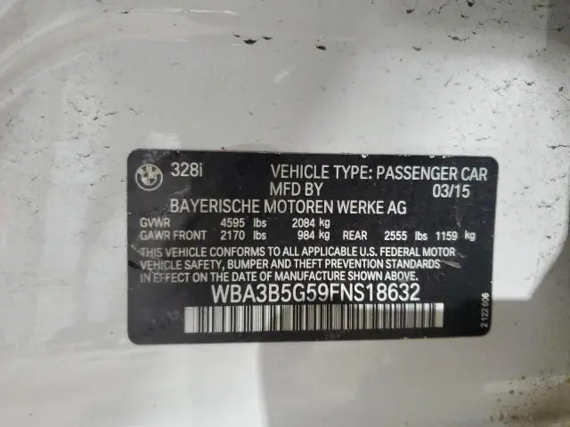 2015 BMW 328 XI SULEV