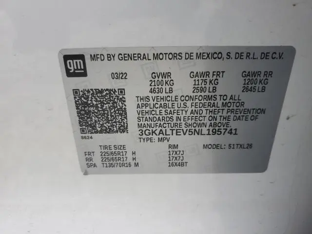 2022 GMC TERRAIN SLE