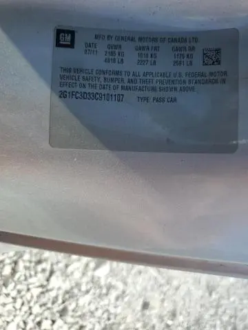 2012 CHEVROLET CAMARO LT