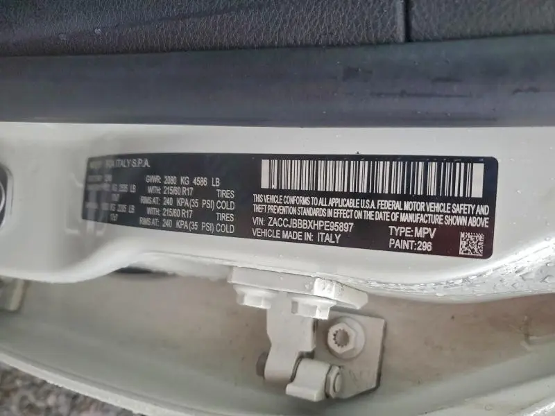 2017 JEEP RENEGADE LATITUDE  